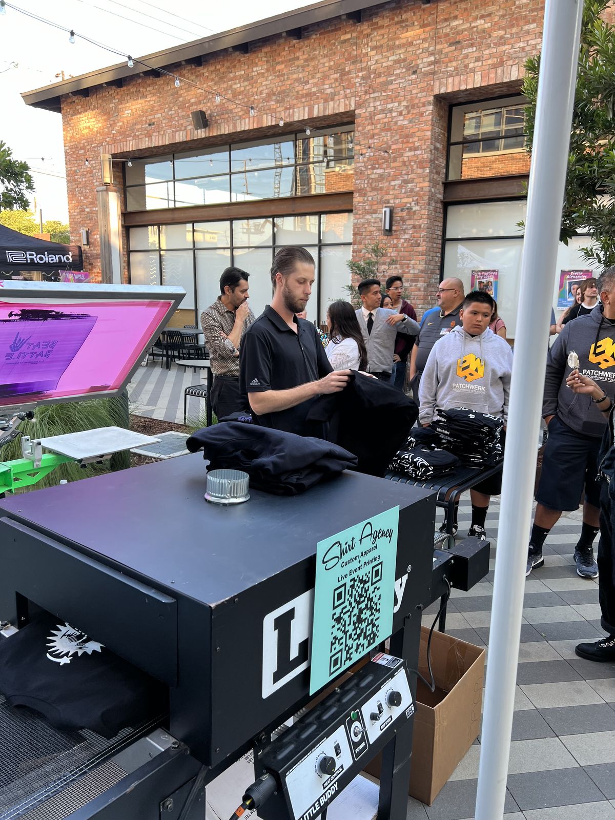 Live event printing at a Philadelphia brand activations & pop-ups event