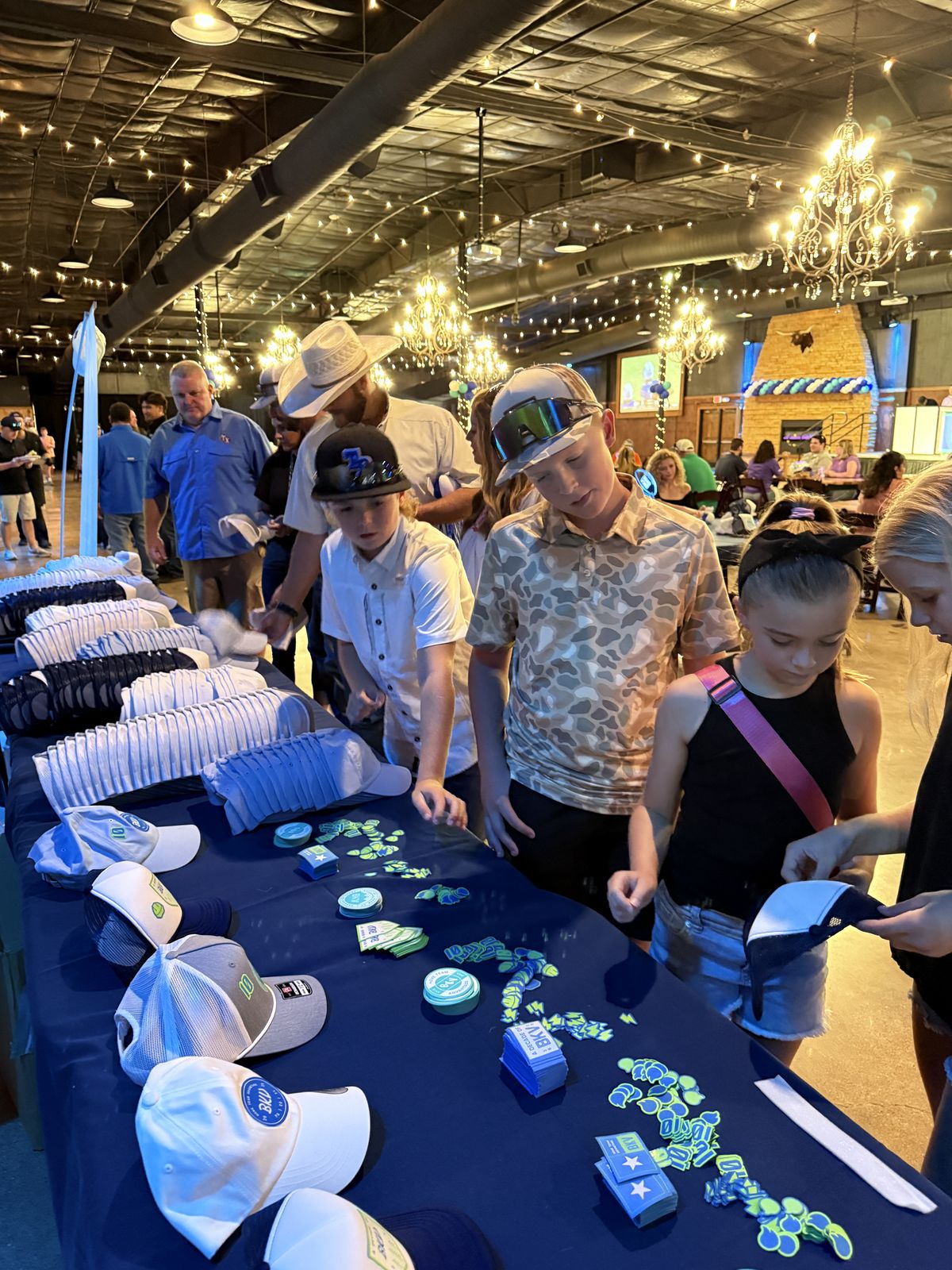 Merch Troop live printing — fresh prints off the platen